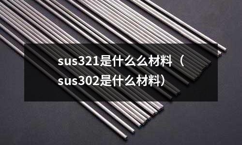 sus321是什么么材料（sus302是什么材料）